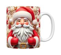 Générique Tasse de Noël en céramique du Père Noël, tasse de Père vintage| à café 3D Santa Mugs - à café en céramique, tasses de, de vacances, écor de bureau pour, thé, chocol