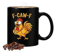 Générique Tasse De Poulet - Verres En Céramique, Tasse À Café F-Caw-F À Prise Confortable, Taase De Coq Drôle, Bière Qui Chante Du Coq | Porte-boisson Créatif, Style Ferme Pour Bureau, Restaurant