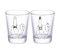 Générique Tasse de thé en verre, verres à boire avec des poignées, souvenirs de douche humoristique, conception de doigts gravées, de boisson robuste, fournitures de célébration, Bourbon Party 1.