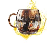 Générique Tasse d'Halloween Haunted Path | Ghosts Pumpkin Ceramic Cup | Masse de café fantôme créative Halloween | Automne peint Halloweens Ghost Beverage Conteneurs Party Supplies for Tea & Coffee