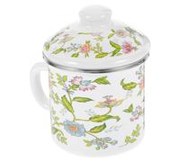 Générique Tasse Émaillée Résistante la Chaleur 750ml Infuseur, Confortable à Tenir, Style Rétro Maison Thé