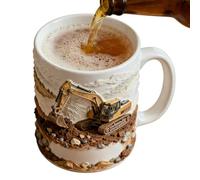 Générique Tasse en Céramique 11oz - 330ml Tasse à Café avec et Motif Pelleteuse | à Lait de Bureau | Idéal pour Bureau Voyage Salon Maison Café Chambre École Thé Lait Espresso