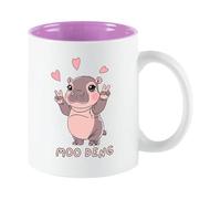 Générique Tasse En Céramique Pour Bébé Hippopotame, Tasse À Café Mignonne Moo-Deng Gnome Hippopotame, Petite Tasse De Voyage Hippopotame, Tasse À Café, Thé, Lait, Tasse À Café, Café