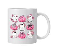 Générique Tasse en céramique - Tasse à motif de, verres d'horreur d'Halloween, design rare décoratif interactif, résistant à la chaleur, lavage facile, excellente vaisselle, cuisine, salon 3,74 x 3,1