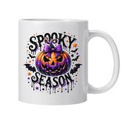 Générique Tasse en céramique - Tasse à motif de, verres d'horreur d'Halloween, design rare décoratif interactif, résistant à la chaleur, lavage facile, excellente vaisselle, cuisine, salon 3,74 x 3,1