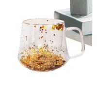 Générique Tasse En Verre À Double Paroi, Verre Isolé Anti-brûlure Résistant À La Chaleur, Tasse À Eau Vere 250 Ml Pour Café, Thé, Jus De Lait, Borosilicate Transparent, 3,07 X 3,54 Pouces,