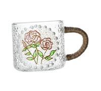 Générique Tasse En Verre Style Bouilloire, Gobelet à Glace Unique, Léger et Portable, Idéal pour Les et Les Cadeaux D'anniversaire, Rose, Tasse d'eau