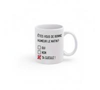 Générique Tasse humour - Êtes-vous de bonne humeur le matin ?