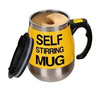 Générique Tasse magnétique auto-agitatrice de 400 ml, tasse à café en acier inoxydable avec couvercle, tasses à café isolées intelligentes avec poignée, pour cafés, thé au lait et autres boissons.