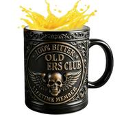 Générique Tasse mignonne - Tasse à café en céramique antidérapante faite àmain avec gravure du logo du club, à thé portable amusante pour les amis et la famille, verres artistiques pour la mai