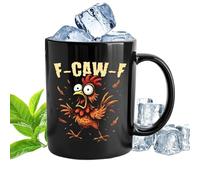 Générique Tasse Poule - Mug en Céramique 400ml avec Poignée Ergonomique, Décor Amusant de Poule pour Thé, Lait, Café ou Eau, Cadeau pour Maison, Bureau, École, Fête, Adultes et, Anniversaire ou Noël
