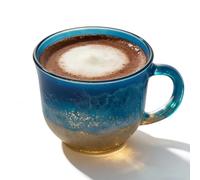 Générique Tasse Vague Verre de Mer - Mug Café Design Océan, Gobelet Texturé avec | Vaisselle Thème Plage pour Thé Jus Lait, Cadeau Amoureux Cuisine Restaurant Accessoire Déco Table