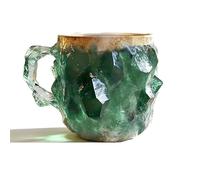 Générique Tasses à café en cristal minéral, nouvelle tasse à café minérale élégante multicolore, tasses à café en roche minérale 3D naturelle avec anse, cadeau pour votre meilleur ami (G)