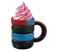 Générique Tasses à Thé | Décoration Nouveauté En Forme De Pneu, Récipient À Boire De 300 ml,Mug De Voyage Pour Café | Cadeau Fête des Pères Noël Thanksgiving pour Maison Bureau Cuisine Bar