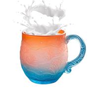 Générique Tasses Mignonnes,355ml Mug Coucher e Soleil Sur,Tasse écorative À Lait - pour Café Thé Lait Boissons Froies et Chaues Bureau Cuisine Bureau Salle Étue Maison Camping