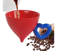 Générique Tasses Mignonnes Esthétiques - Tasse À Café En Céramique En Forme De Cône De 120 Ml, À Thé Amusante Faite À La Main, Motif Cœur, Mini À Café Pour Filles, Amis, Noël, Anniversaire, V