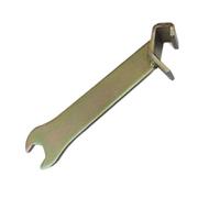 Générique TDC/TDF Duct Clamp Tool - HVAC Flange Wrench, 14mm Spanner | 5.31in Length | Heavy-Duty Galvanized Iron | Integrated 14mm Open-End Wrench, Secure Cleat Tightening For HVAC Ductwork