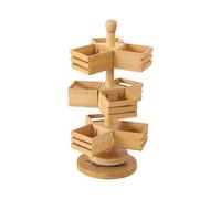 Générique Tea Bag Holder,3-Tier 9-Compartment Sugar Packets Chest | Cabinet Teabag Organizer | for Kitchen Pantry Cafe Office Desk Countertop Bar Counter