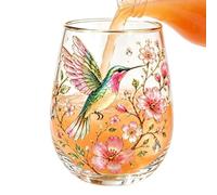 Générique Tea Cup Glass Floral Easy to Use Versatile Water Glassware