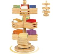 Générique Tea Holder Organizer - Kitchen Teabag Holder | 3-Tier 9-Compartment Sugar Packets Chest | Compartment Tea Organizer For Home Pantry Cafe Office Desk Countertop Bar Counter