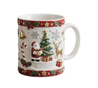 Générique Tea Mugs For Celebrations - Christmas Tea Cups, Resin Breakfast Cup, Coffee Mugs, For Morning, Routine, Birthday, Party, Seasonal, Celebrations, Work, Relaxing, Moments, Weekend, Leisure