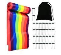 Générique Team Building Mat - Field Day Running Mat | Summer Outdoor Toy, Fun Playing Run Ḿat for Kids Teens Adults Parents Daycare Families Playdates Birthday Camping Parties Garden Yard Park Lawn