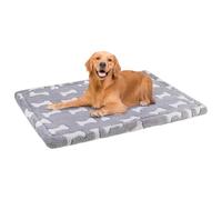 Générique Tear Resistant Dog Crate - 3D Bone Pattern Cushion, Durable Pet Bed for Comfort, Easy Clean Design | Dog Bed for Indoor Outdoor Travel Puppies Cats Home Cage