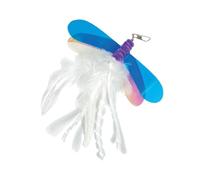 Générique Teaser with Cat Feathers - Light Toy, Accessoire en Vedette Gatti | Soft Tail in Motion with Long Rod, Creative mps de Jeu de Votre Animal avec notreGame for Internal Puppies Animal Company