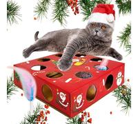 Générique Teasing Feather Toy | Indoor Play for Cats | Cat Enrichment Toys, Automated Cat Teaser, Interactive Maze for Cats, Cat Feather Wand Toy, Pet Puzzle Toy for Cats, Rotating Cat Feather Toy