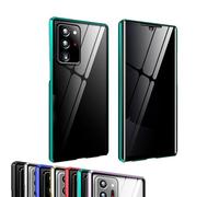 Générique Techterio Magnetic Phone Case S22/S23/S24 Ultra Privacy Case, Magnetic Mobile Phone Cases, Anti-Peep Screen, Full Coverage (Green,S24P)
