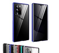 Générique Techterio Magnetic Phone Case S22/S23/S24 Ultra Privacy Case, Magnetic Mobile Phone Cases, Anti-Peep Screen, Full Coverage (Blue,S24P)