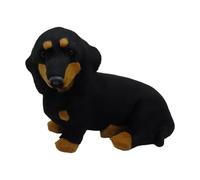 Générique Teckel Animal en Peluche Mignon réaliste Dessin animé Statue Cadeau Anniversaire Petite Amie Petit ami Hommes Femmes garçons Filles bébé Adolescents Fils Fille Famille Amis dou