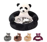 Générique Teddy Bear Dog Bed, with Hugging Arms, Leisure Dog Bed, Plush Cuddler for Small Dogs & Puppies, Super Soft Cuddle Nest, Non-Slip and Removable (A,Large)