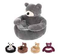 Générique Teddy Bear Dog Bed, with Hugging Arms, Leisure Dog Bed, Plush Cuddler for Small Dogs & Puppies, Super Soft Cuddle Nest, Non-Slip and Removable (B,Medium)