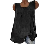 Générique Tee Shirt Femme Humour - Chemisier Femme Taille Lin Baggy sans Manches Coton T-Shirt Gilet DéBardeurs Plus T-Shirt Chemisier Femme T Shirt Homme Flemme