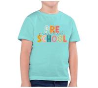 Générique Tee Shirt Fille,T-Shirt DéContracté à Manches Courtes Et Col Rond Imprimé pour Enfants, Mode RentréE Scolaire(Mint Green, 12-13 Years)