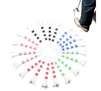 Générique Tees de Golf,20 Pièces D'Équipement D'Entraînement pour Le Golf | Tee de Coloré Extérieur - pour Débutants Golfeurs Équipes Scolaires Practice Jardin Salles de Récréation Maris Pères