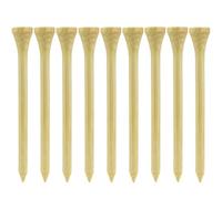 Générique Tees de golf en bambou, Tees de golf en bambou naturel, Réduire la friction Side Spin plus stable, fournitures de (plusieurs tailles disponibles)