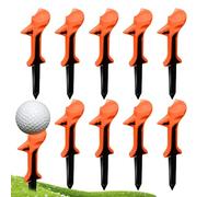 Générique Tees De Golf Longs - Support De Tees De 8 Cm,10 Pièces Design Tête Inclinée 10 Degrés Longs - pour des Drives Et Droits Réduction De La Friction De