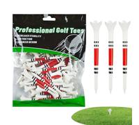 Générique Tees de Golf - Tees en ABS pour la Pratique du Drive au Golf | 50 Pièces avec Structure à Fourches Réduisant la Friction pour Pratique Quotidienne Compétitions Professionnels et Débutants
