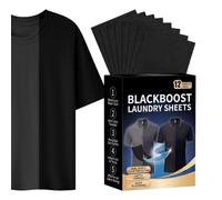 Générique Teinture Noire Vêtement - 12 Pièces Restaurateur Couleur Durable Linge, Pastilles Teinture | Teinte Tissu Sombre Pour Coton Laine T-Shirts Chaussures Pantalons Pulls Arts Artisanat Maison