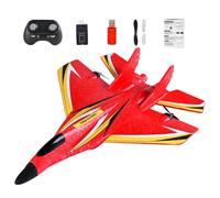 Générique Télécommande de l'avion - Kit Plan du LED Light RC | Jouet éducatif en Plein air, étanche 2,4 GHz RC Flying Toy for Kids Adults Beginners