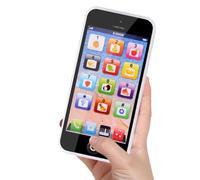 Générique Téléphone d'apprentissage pour,Jouet de téléphone Musical Y-Phone | Jouer au téléphone avec des lumières et de la Musique, Apprendre à étudier l'anglais Jouet de Portable Faire Semblant de