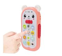 Générique Téléphone Portable Jouet | Téléphone Jouet Lumineux et Sonore pour - Amusant Enfant Dessin Animé | pour Maison Voyage Poussette Salle de Jeu Fille Garçon Maternelle Cadeau Anniversaire