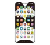 Générique Téléphone Portable Simulé Jouet,Téléphone Simulé pour L'Éducation Précoce - Téléphone Interactif Rechargeable avec Lumière pour Voyage
