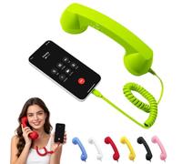 Générique Téléphone rétro à Sonnerie,combiné téléphonique rétro,écouteur de téléphone (Vert)