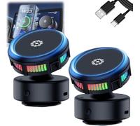 Générique TéLéPhone Techgoplus, Tgp Securegrip Pro Magnetic Harder Nouveau Plus 3 en 1 Ultra, 360 DegréS, Dissipation De Chaleur Rotative Car Wireless Charge Mobile Phone Telep,2PCS