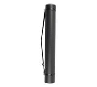 Générique Telescopic Poster Tube, Drawing Tube, Waterproof Crush-Proof Container with Adjustable Shoulder Strap for Document Storage Trade Shows Painting Crafts, 24.8x3.35x3.35 inches Black
