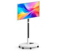 Générique Téléviseur Intelligent Portable avec écran Tactile Full HD, Android 12 et Support à roulettes, 32 Pouces (Size_Name 32Inch)