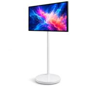 Générique Téléviseur Intelligent Portable avec écran Tactile Full HD, Android 12 et Support à roulettes, 32 Pouces (Taille_Name 27 Pouces)